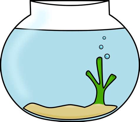 Free Fish Bowl Clip Art with No Background .